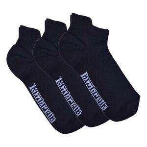 Lambretta Mens Trainer Socks (Pack of 3) / Black